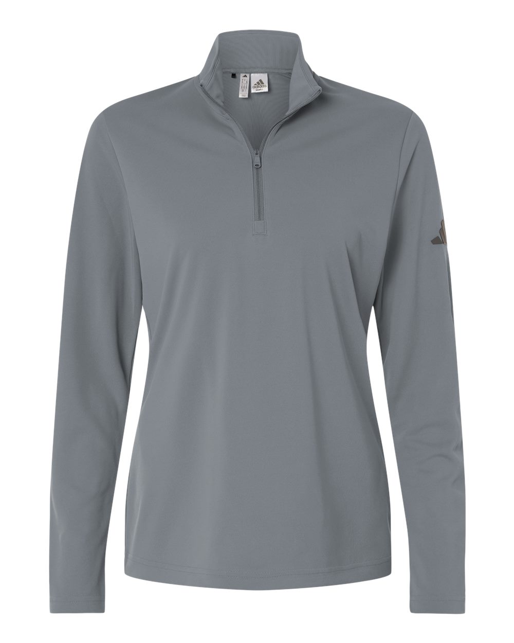 Adidas - Women's Lightweight Quarter-Zip Pullover - Grey Three