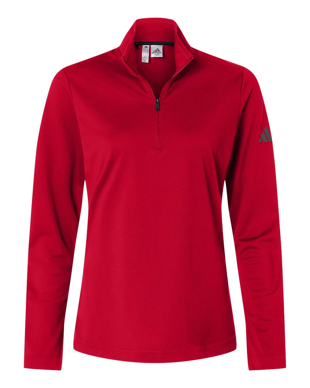 Adidas - Women's Lightweight Quarter-Zip Pullover - Power Red
