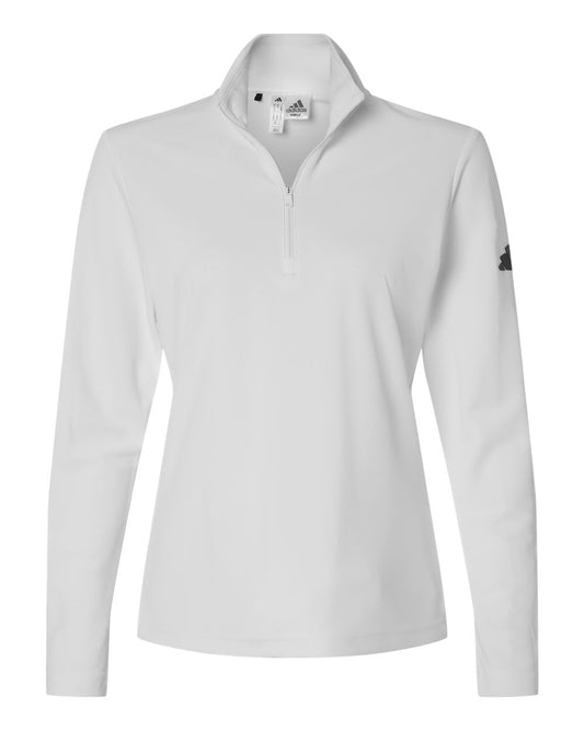 Adidas - Women's Lightweight Quarter-Zip Pullover - White