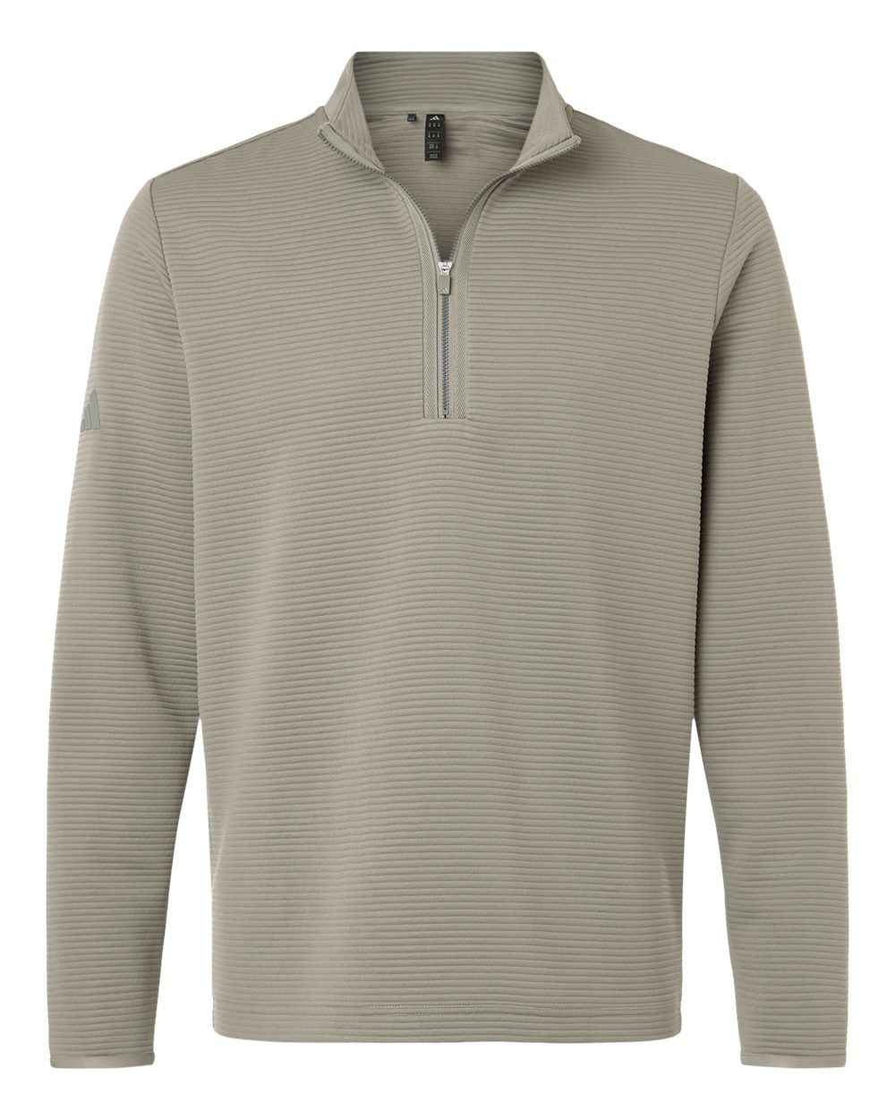 Adidas - Spacer Quarter-Zip Pullover - Silver Pebble