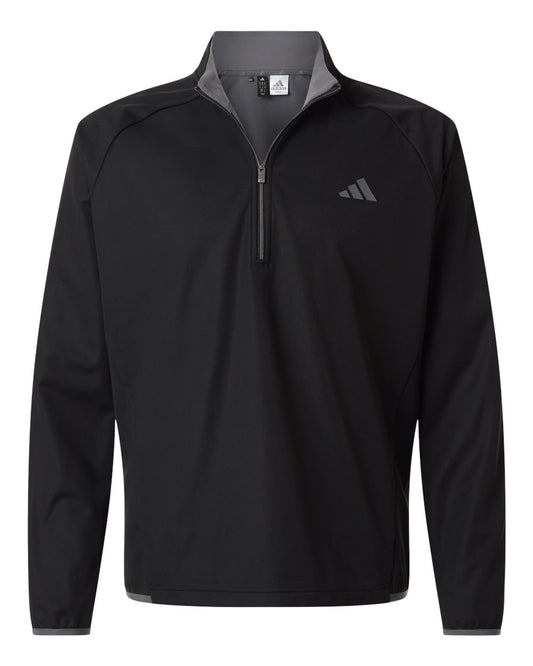 Adidas - Ultimate365 Wind Quarter-Zip Pullover - Black
