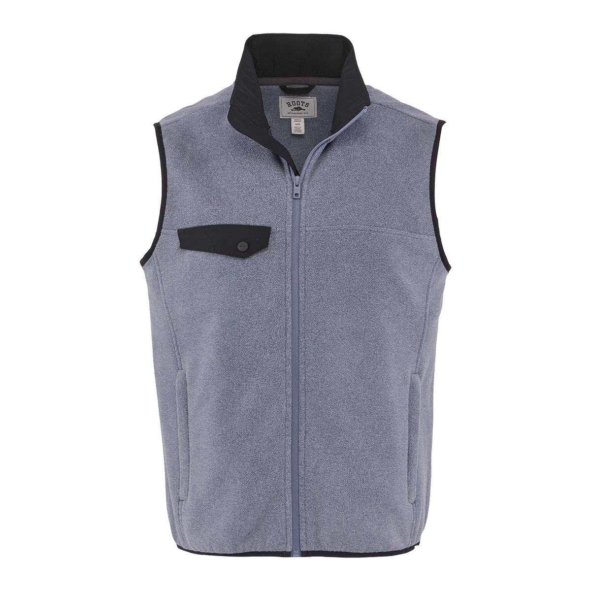Roots - Westville Microfleece Vest (Unisex) - Denim