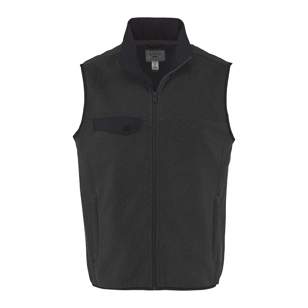 Roots - Westville Microfleece Vest (Unisex) - Black