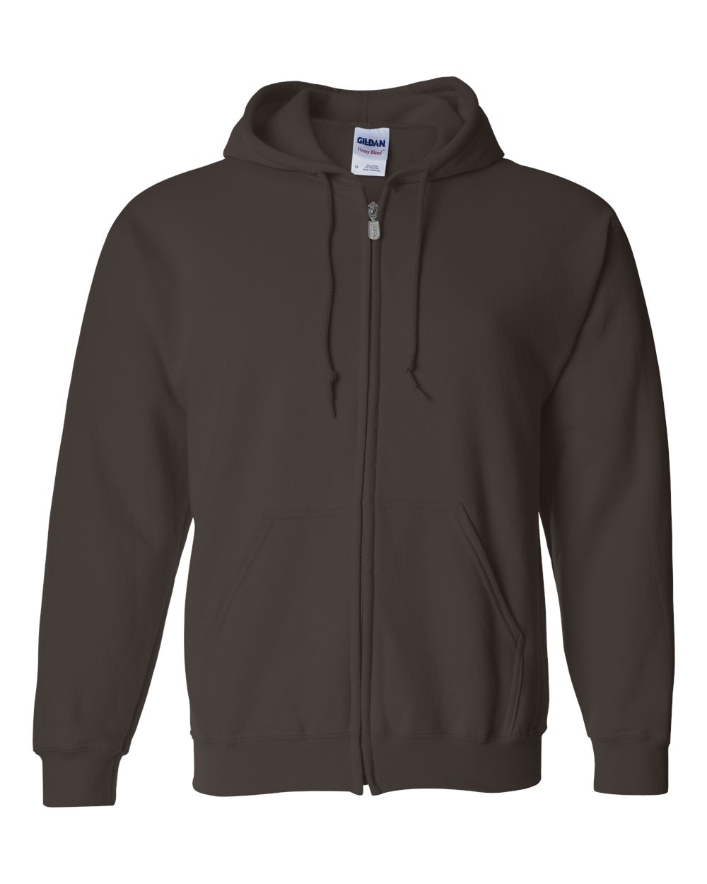 Gildan - Heavy Blend™ Full-Zip Hooded Sweatshirt - Dark Chocolate
