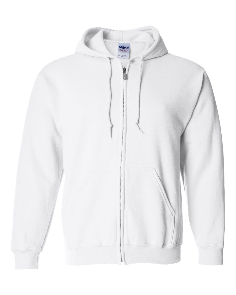 Gildan - Heavy Blend™ Full-Zip Hooded Sweatshirt - White