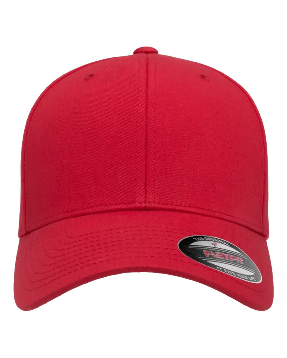 Flexfit - V-Flexfit® Cotton Twill Cap - Red
