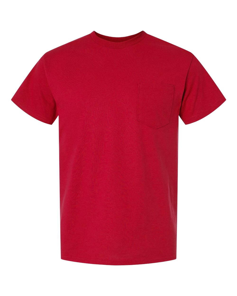 Gildan - DryBlend® Pocket T-Shirt - Red