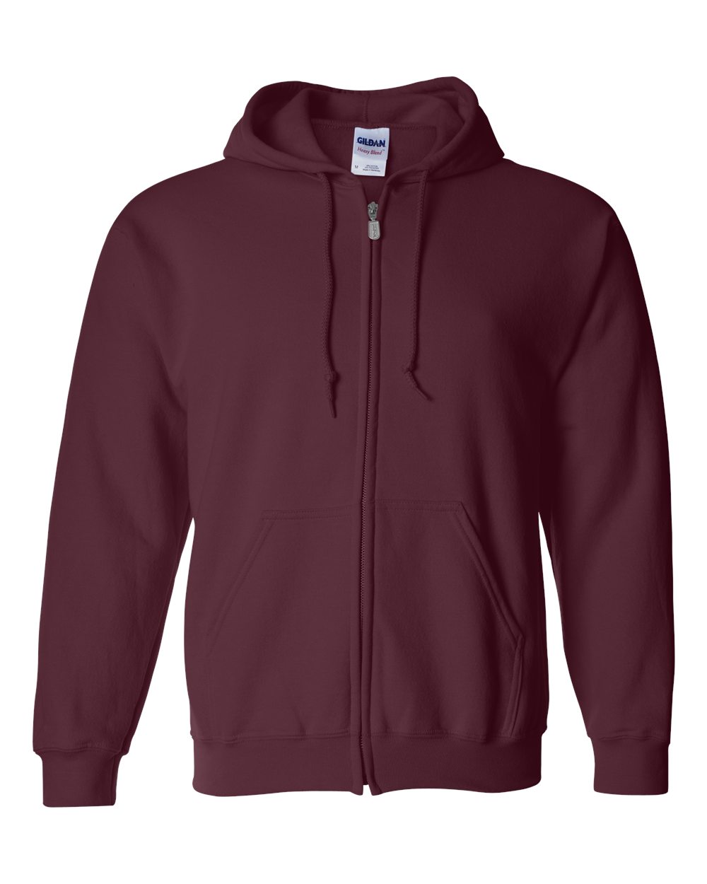 Gildan - Heavy Blend™ Full-Zip Hooded Sweatshirt - Maroon