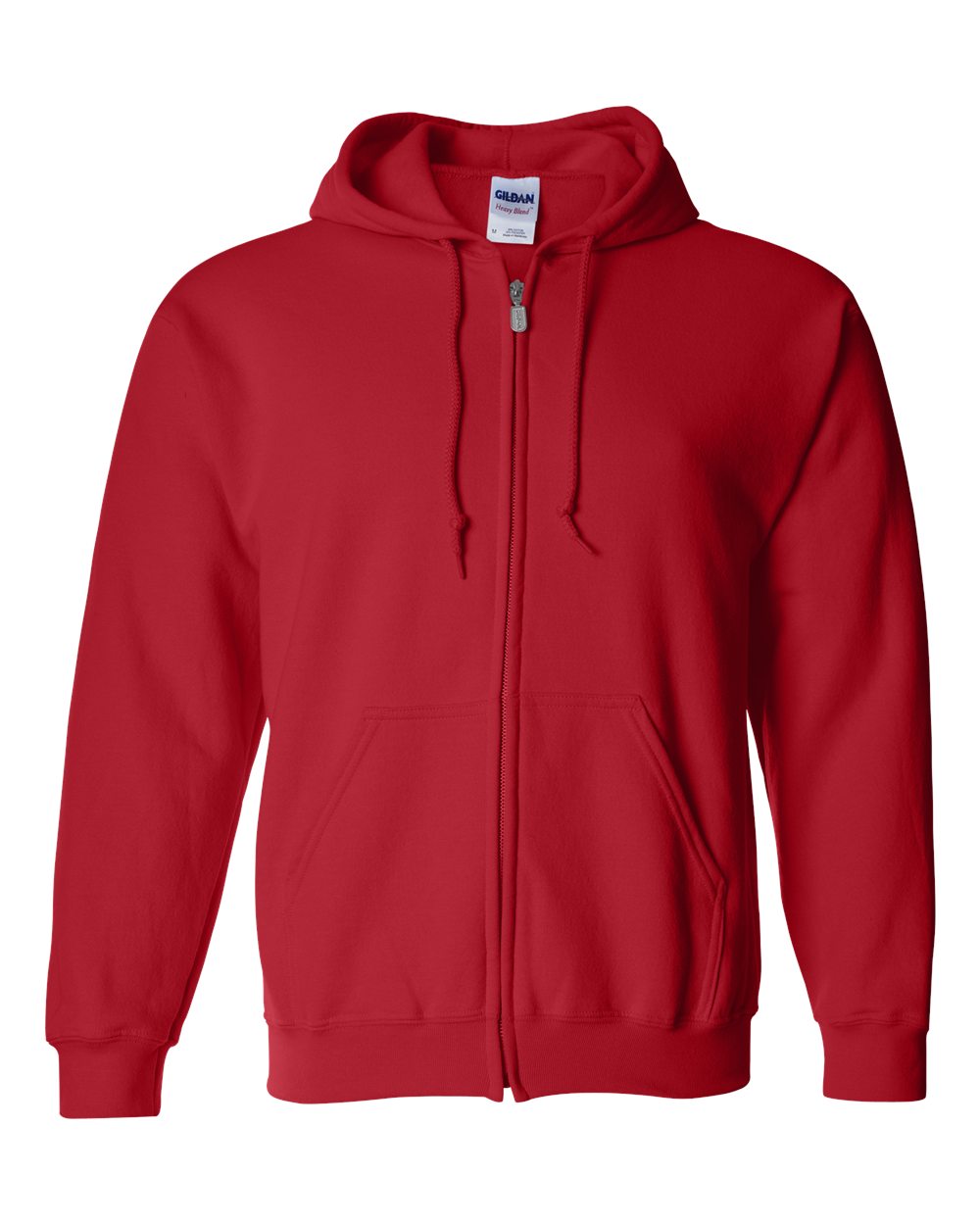 Gildan - Heavy Blend™ Full-Zip Hooded Sweatshirt - Red