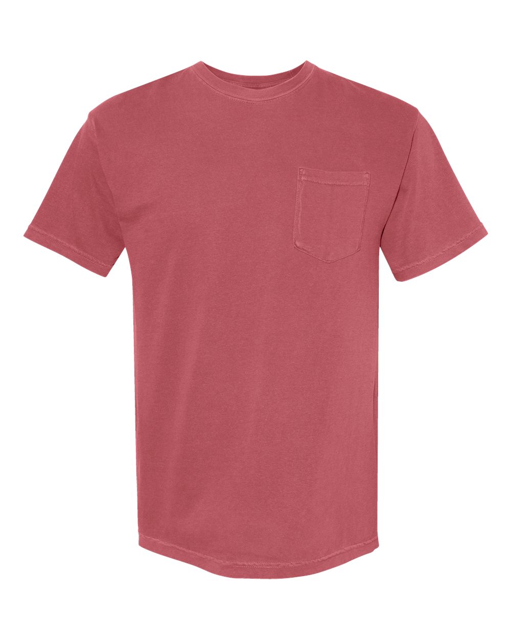 Comfort Colors - Garment-Dyed Heavyweight Pocket T-Shirt - Crimson