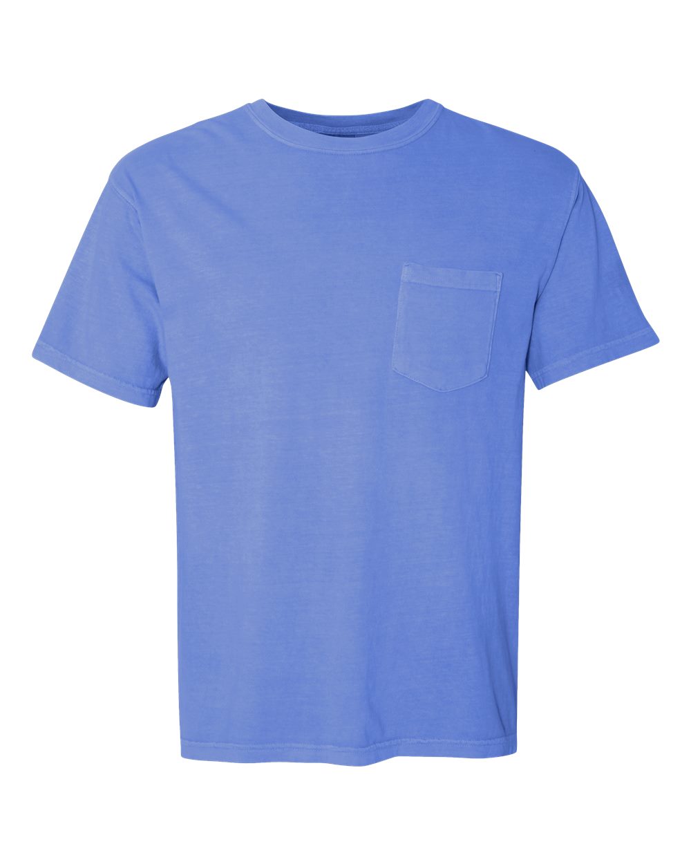Comfort Colors - Garment-Dyed Heavyweight Pocket T-Shirt - Flo Blue