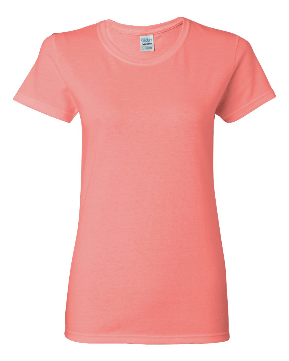 Gildan - Women’s Heavy Cotton™ T-Shirt - Coral Silk
