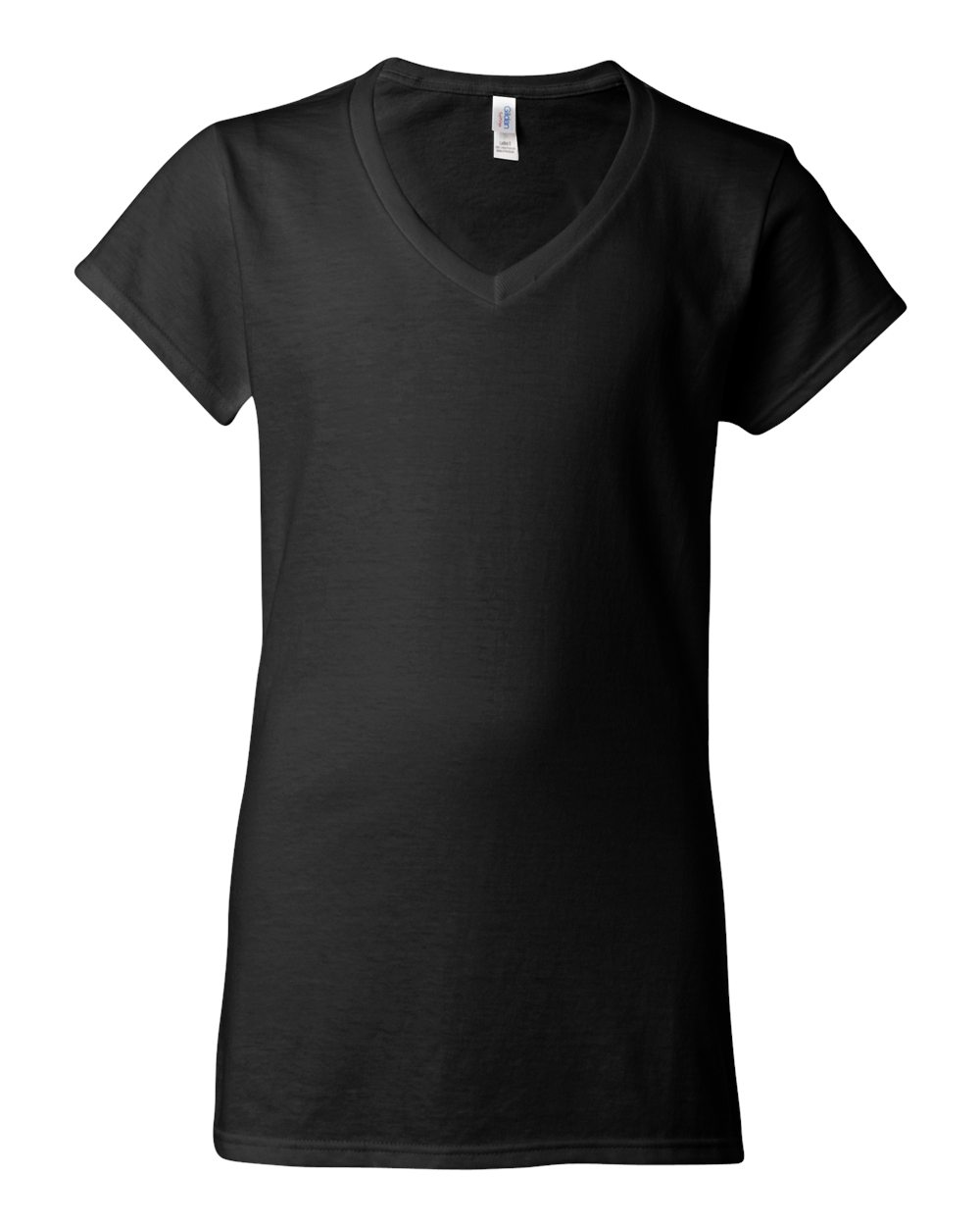 Gildan - Women’s Softstyle® V-Neck T-Shirt - Black