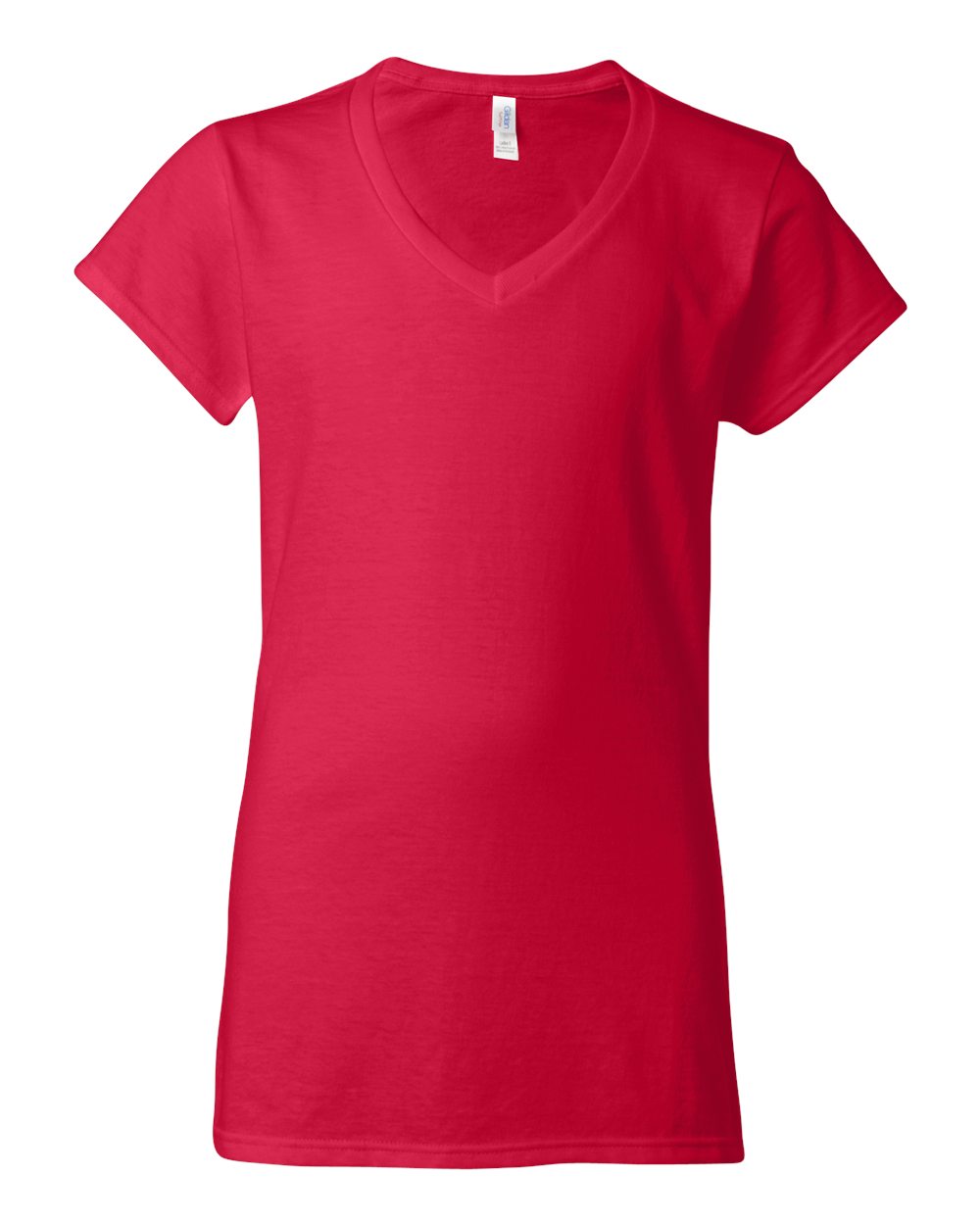 Gildan - Women’s Softstyle® V-Neck T-Shirt - Cherry Red