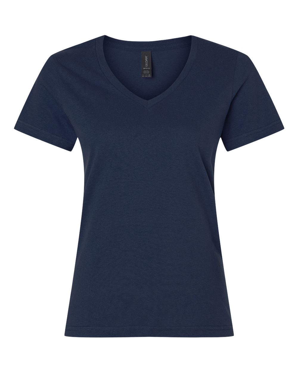 Gildan - Women’s Softstyle® V-Neck T-Shirt - Navy
