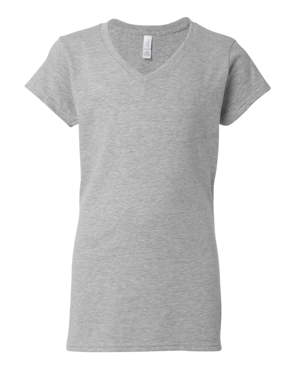 Gildan - Women’s Softstyle® V-Neck T-Shirt - Sport Grey