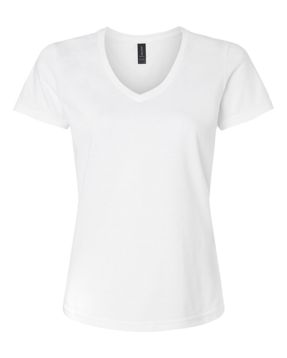 Gildan - Women’s Softstyle® V-Neck T-Shirt - White