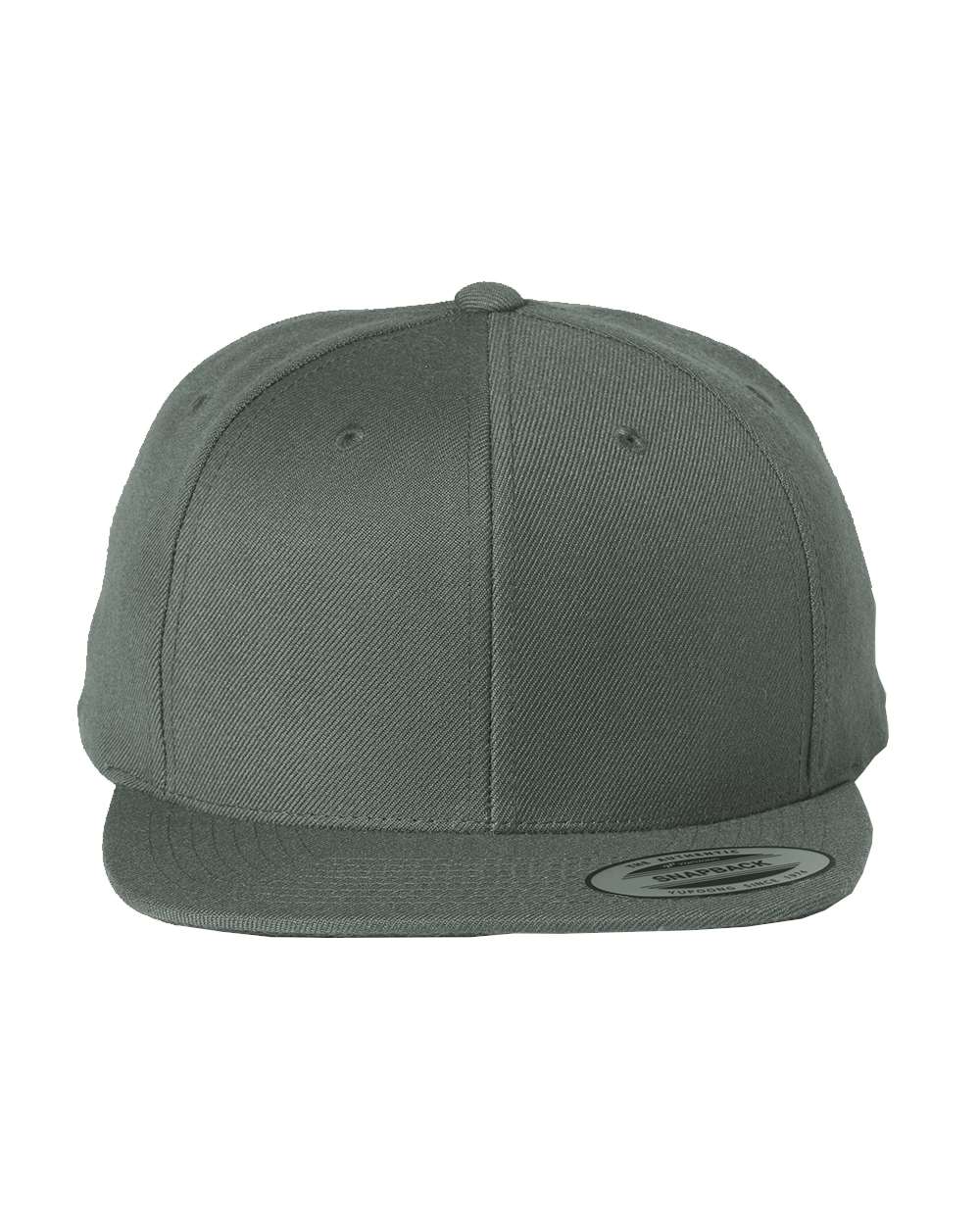 YP Classics - Premium Flat Bill Snapback Cap - Dark Grey