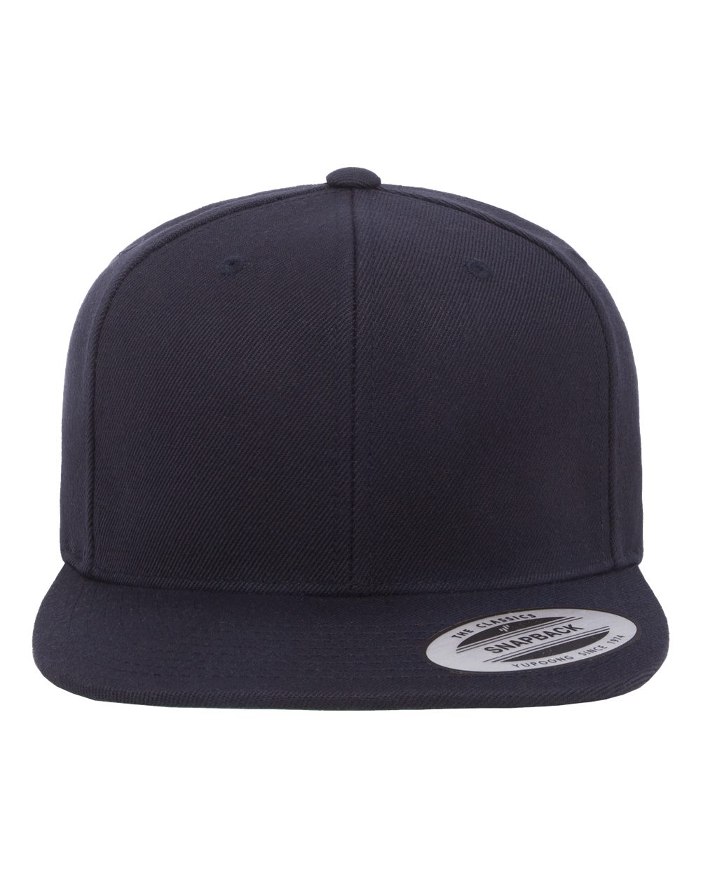YP Classics - Premium Flat Bill Snapback Cap - Dark Navy