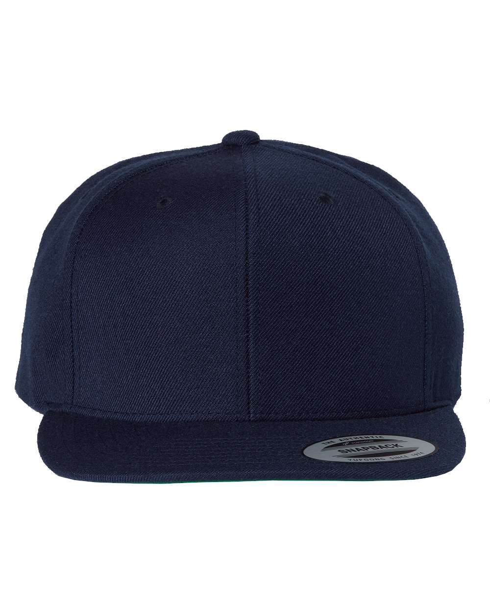 YP Classics - Premium Flat Bill Snapback Cap - Navy