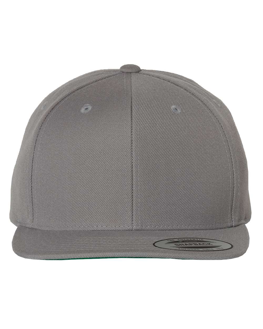 YP Classics - Premium Flat Bill Snapback Cap - Silver
