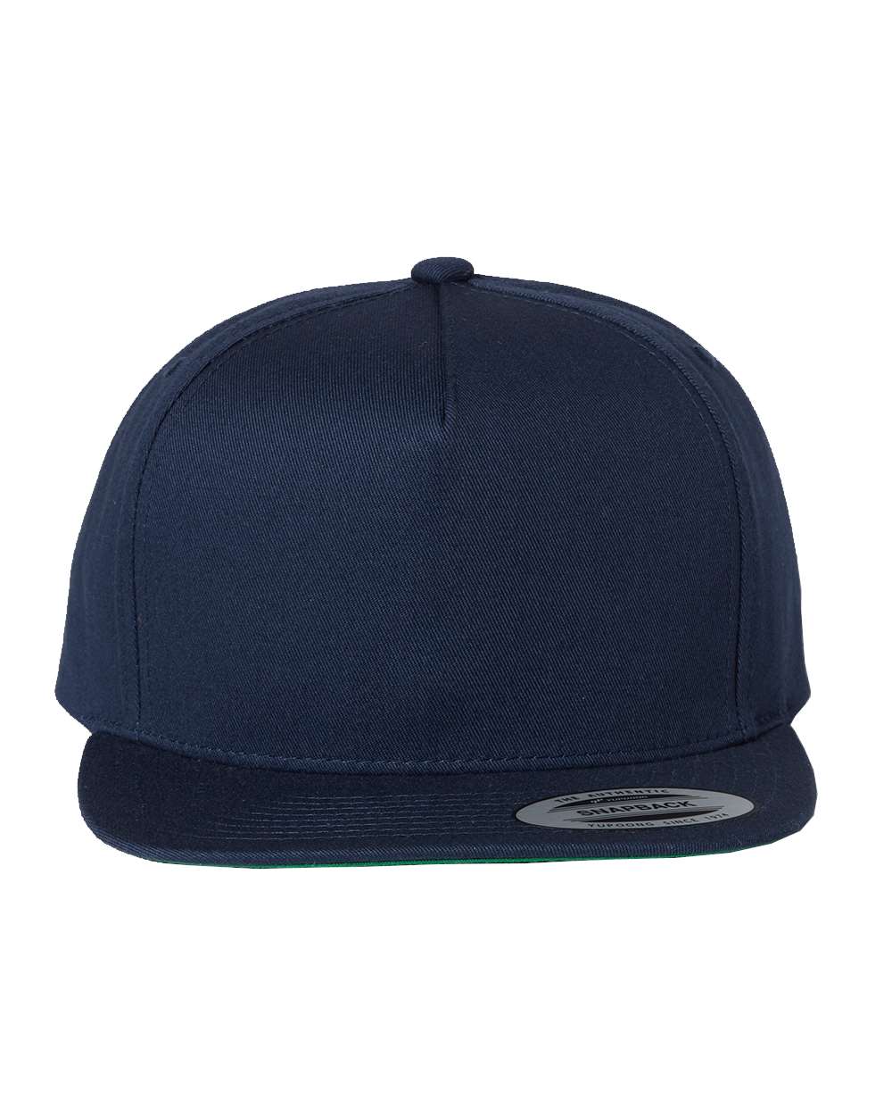 YP Classics - Five-Panel Cotton Twill Snapback Cap - Navy