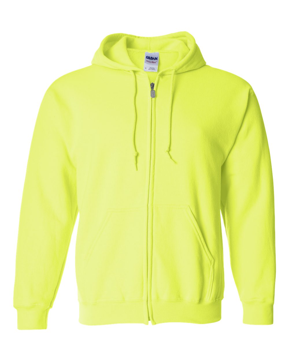 Gildan - Heavy Blend™ Full-Zip Hooded Sweatshirt - Safety Green