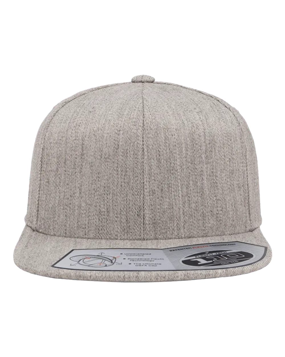 Flexfit - 110® Snapback Cap - Heather Grey