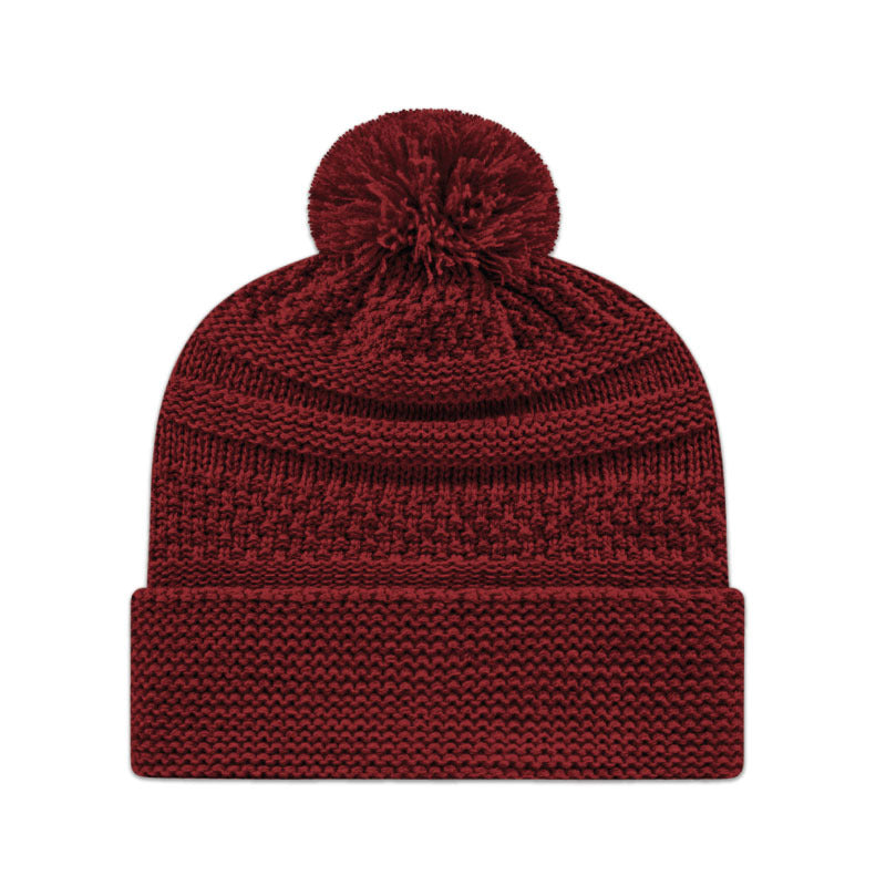 Cap America - Cable Knit - Maroon
