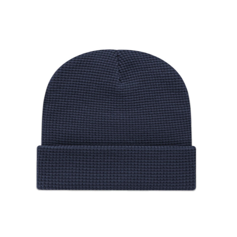 Cap America - Waffle Knit with Cuff - Navy