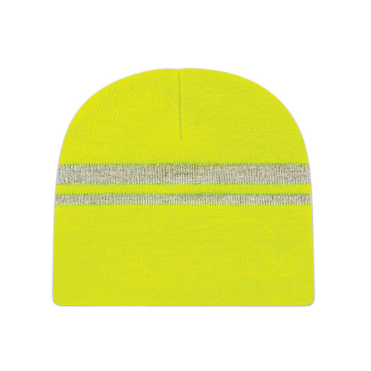 Cap America - Reflective Beanie - Hi-Vis Yellow