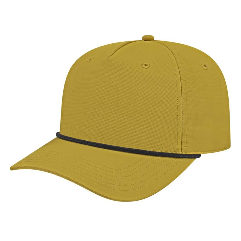Cap America - Athletic Rope Cap - Dijon/Black