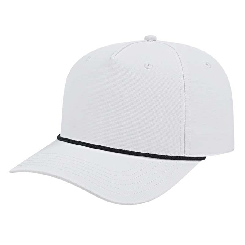 Cap America - Athletic Rope Cap - White/Black