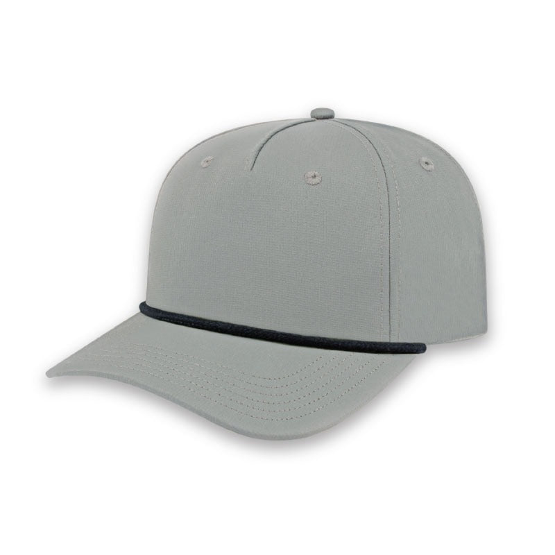 Cap America - Athletic Rope Cap - Gray/Black
