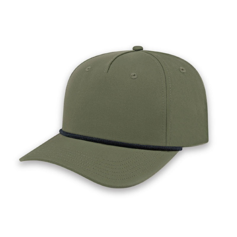 Cap America - Athletic Rope Cap - Olive/Black