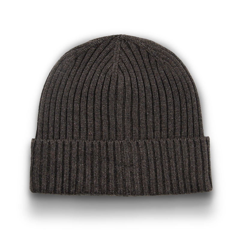 Division - Traditional 6 Seam Ribbed Toque with Cuff - Charcoal