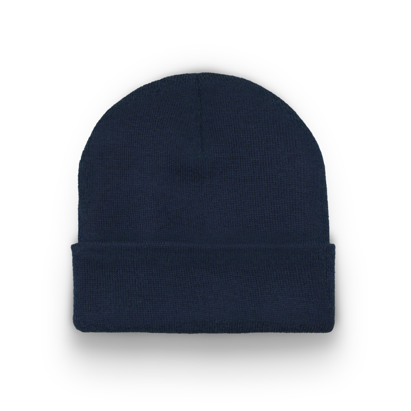 Division - Traditional Knit Hat with Cuff - Navy