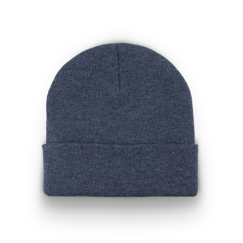 Division - Traditional Knit Hat with Cuff - Navy Heather