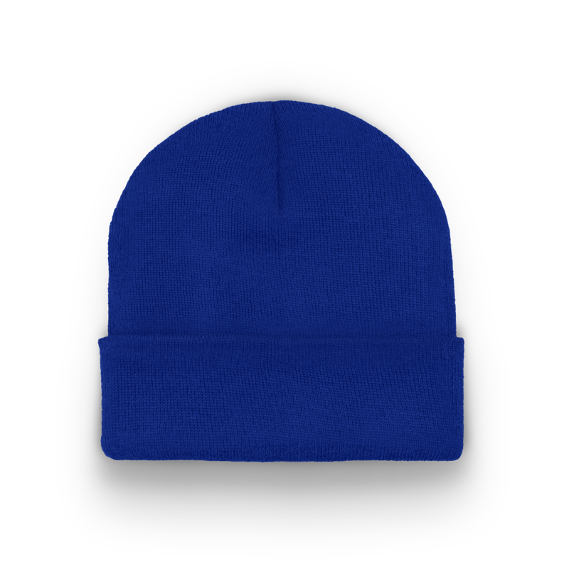 Division - Traditional Knit Hat with Cuff - Royal