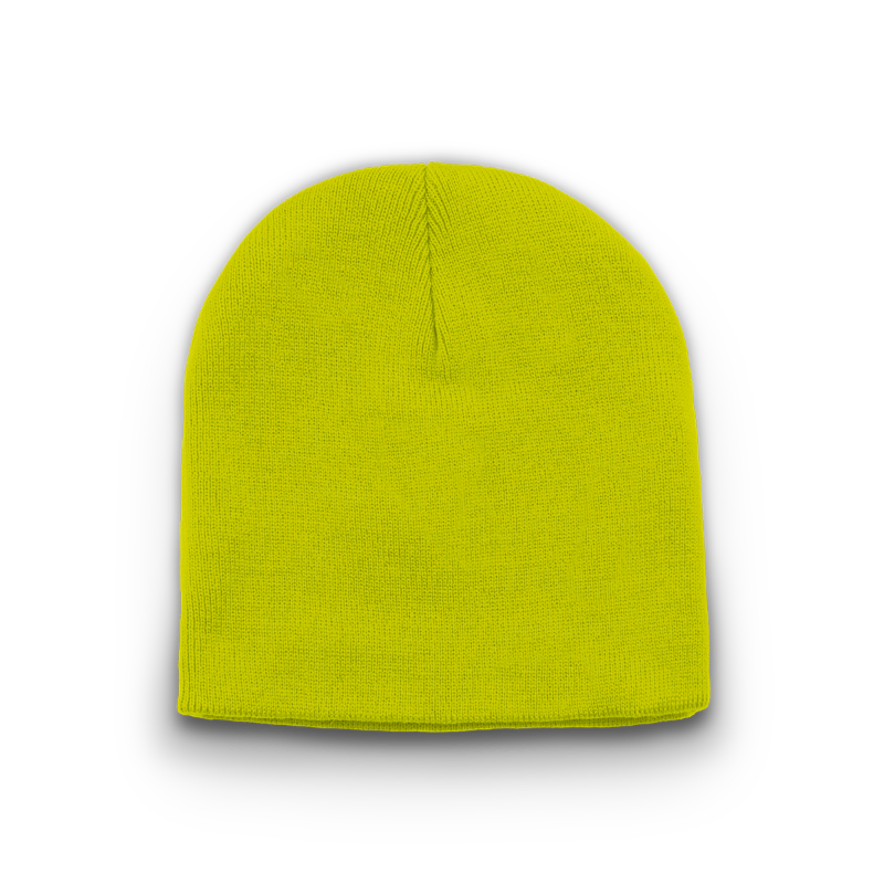 Division - Traditional Knit Beanie - Safety Yellow