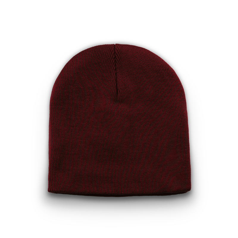Division - Traditional Knit Beanie - Maroon