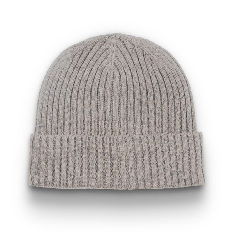Division - Traditional 6 Seam Ribbed Toque with Cuff - Silver