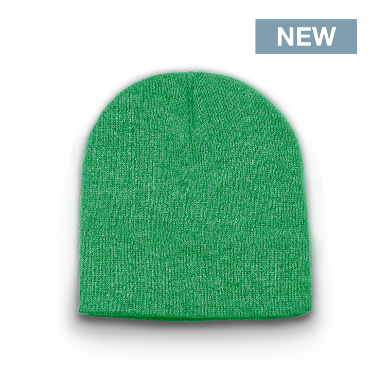 Division - Traditional Knit Beanie - Heather Green