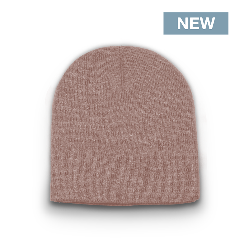 Division - Traditional Knit Beanie - Heather Tan