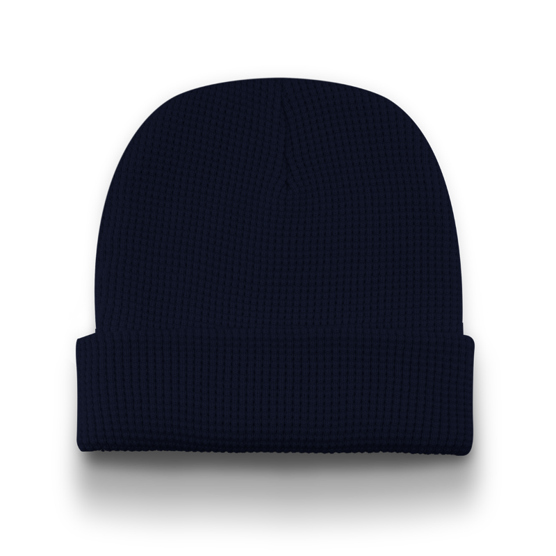 Division - Traditional Waffle Toque with Cuff - Navy
