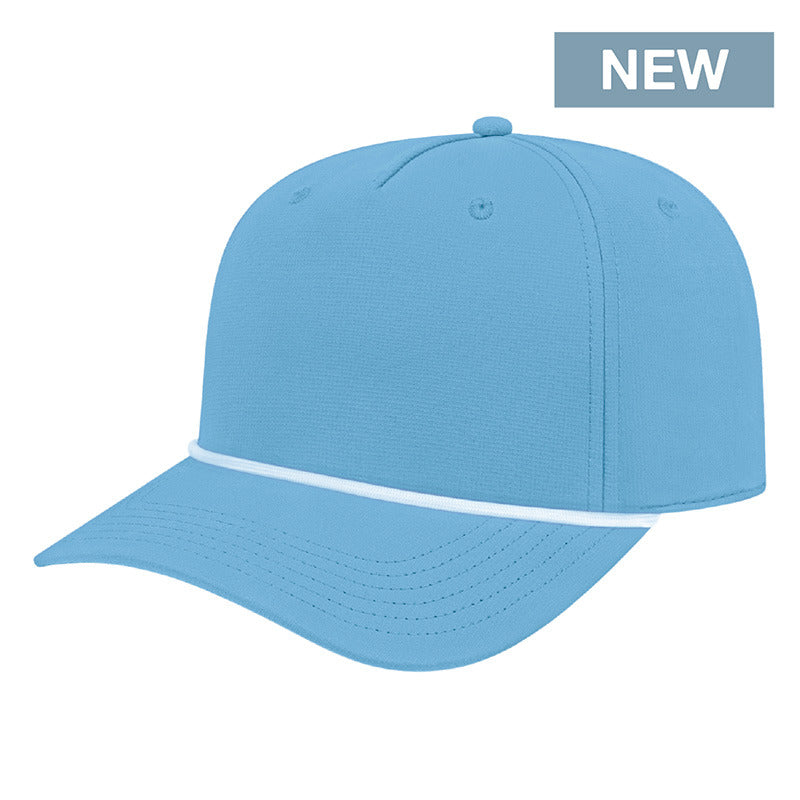Cap America - Athletic Rope Cap - Light Blue/White