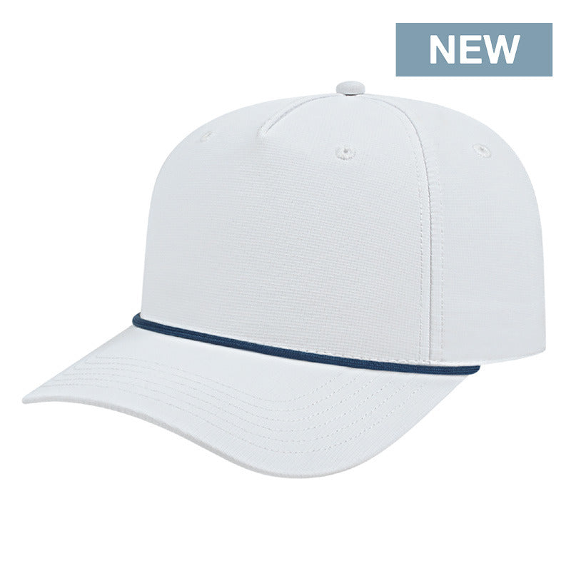 Cap America - Athletic Rope Cap - White/Dark Blue