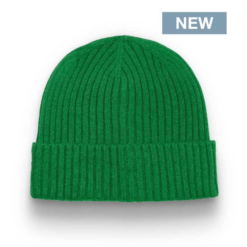 Division - Traditional 6 Seam Ribbed Toque with Cuff - Kelly Green