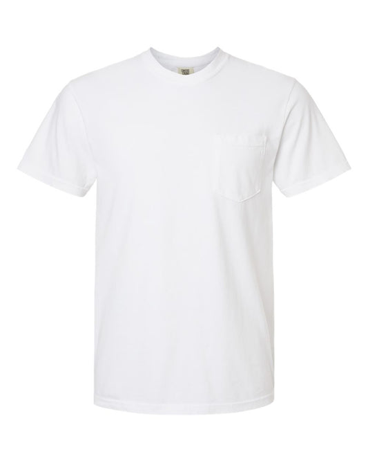 Comfort Colors - Garment-Dyed Heavyweight Pocket T-Shirt - White