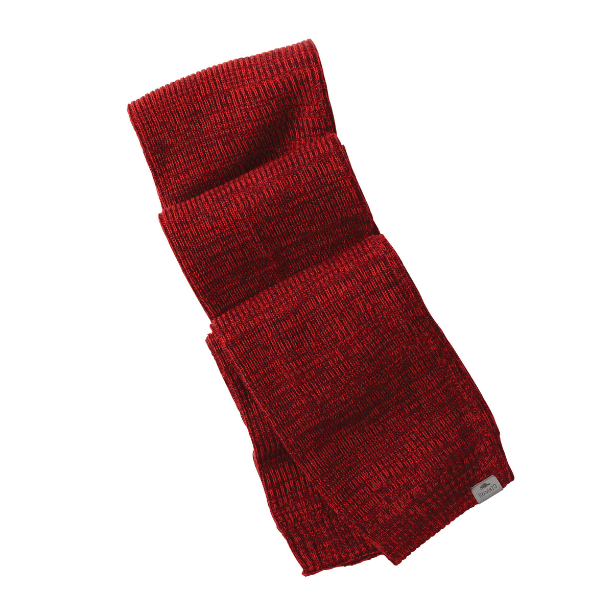 Roots - Wallace Knit Scarf - Dark Red Heather